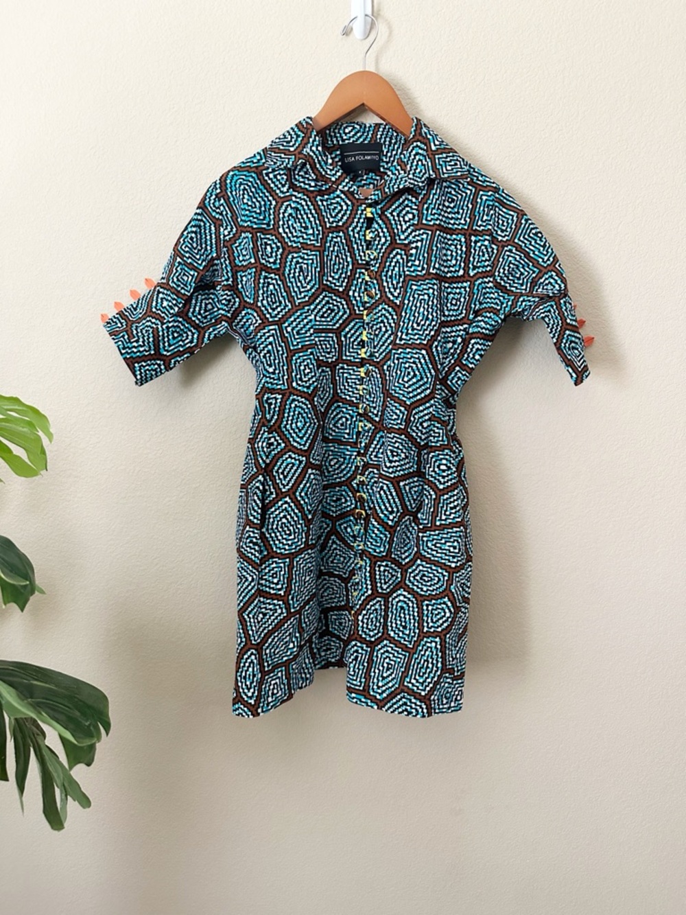 Lisa Folawiyo Ankara Dress – Tailored Fit, Designer Piece - Size 4 - Picture 2 of 11